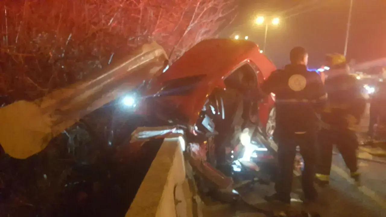 תאונת דרכים בכביש 60 סמוך לעפולה. 24 בפברואר 2017