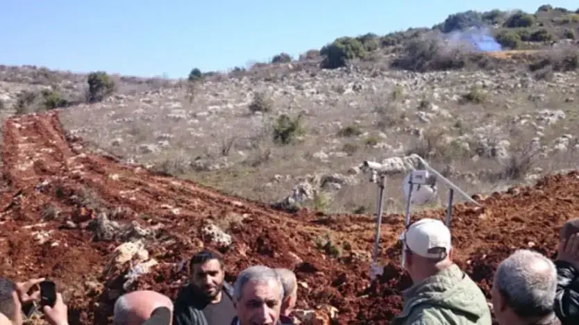 מפגינים לבנונים חצו את הגבול הבינלאומי מול משגב