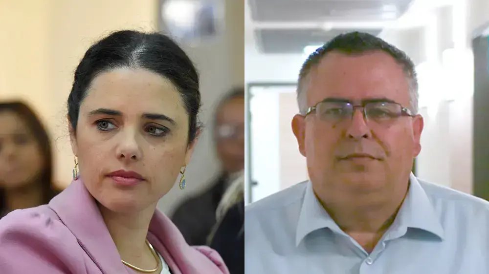 שרת המשפטים איילת שקד וחבר הכנסת דוד ביטן שרת המשפטים איילת שקד וחבר הכנסת דוד ביטן