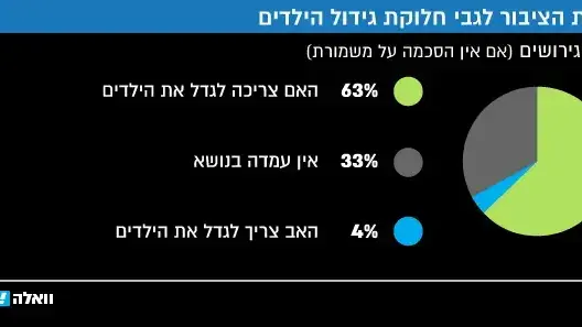 עמדת הציבור לגבי חלוקת גידול הילדים אחרי הגירושים עמדת הציבור לגבי חלוקת גידול הילדים אחרי הגירושים
