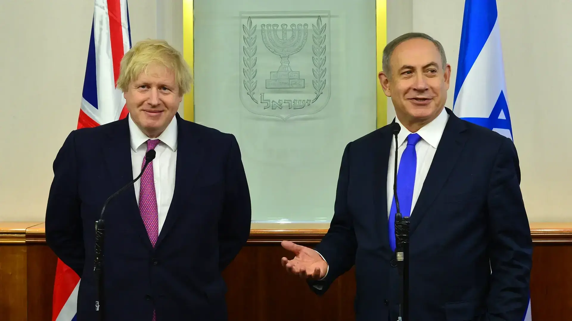 פגישת ראש הממשלה בנימין נתניהו עם שר החוץ הבריטי, בוריס ג'ונסון בירושלים, 7 במרץ 2017
