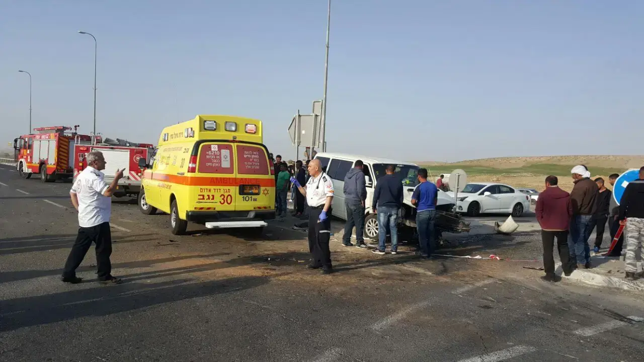 תאונת דרכים בצומת ערוער, מרץ 2017
