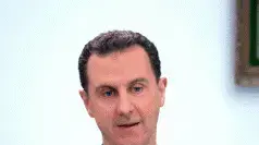 נשיא סוריה בשאר אסד בריאיון לרשת "פיניקס" הסינית, דמשק, 11 במרץ 2017