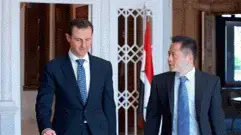 נשיא סוריה בשאר אסד בריאיון לרשת "פיניקס" הסינית, דמשק, 11 במרץ 2017