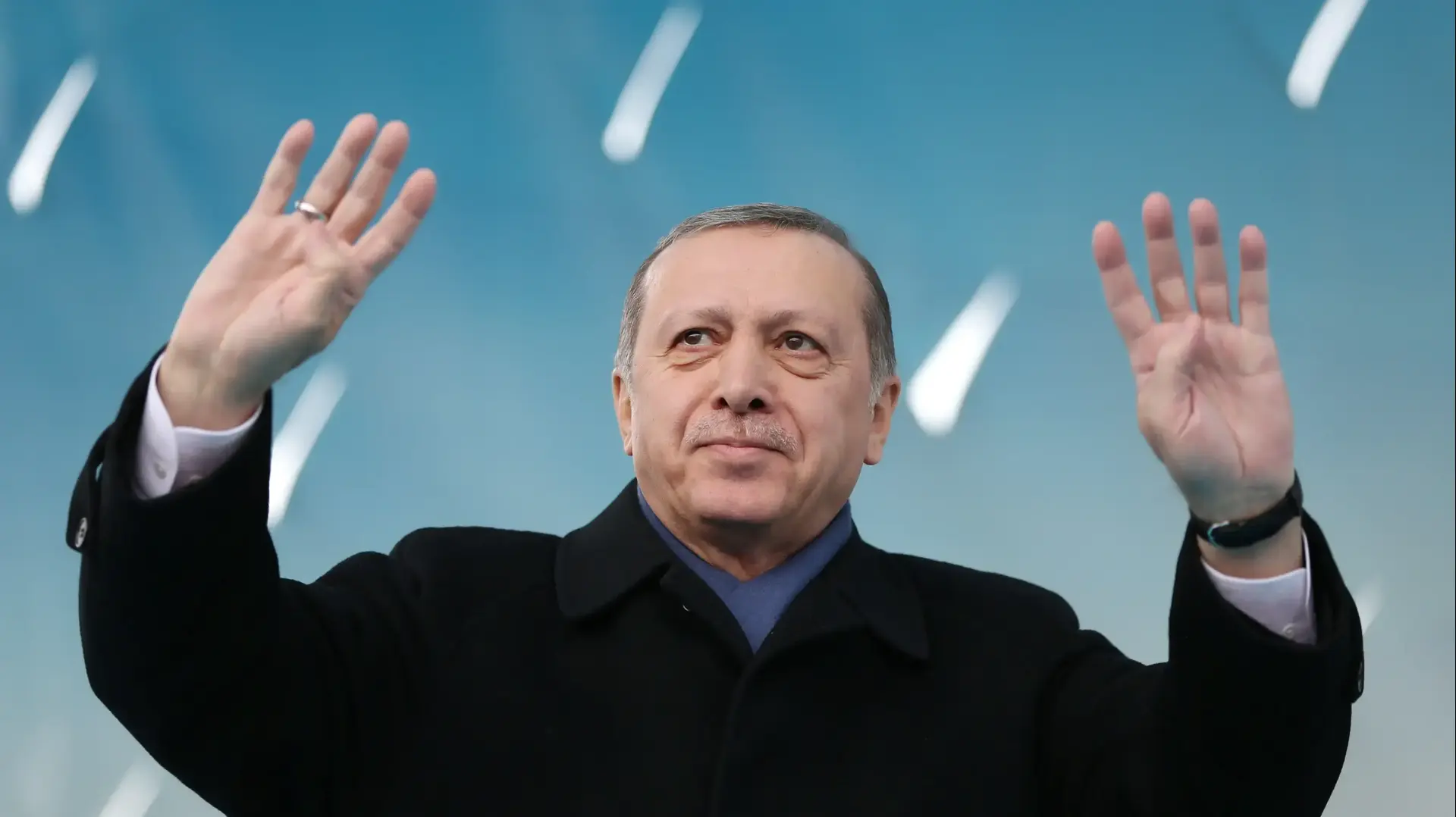 נשיא טורקיה רג'פ טייפ ארדואן, 15 במרץ 2017