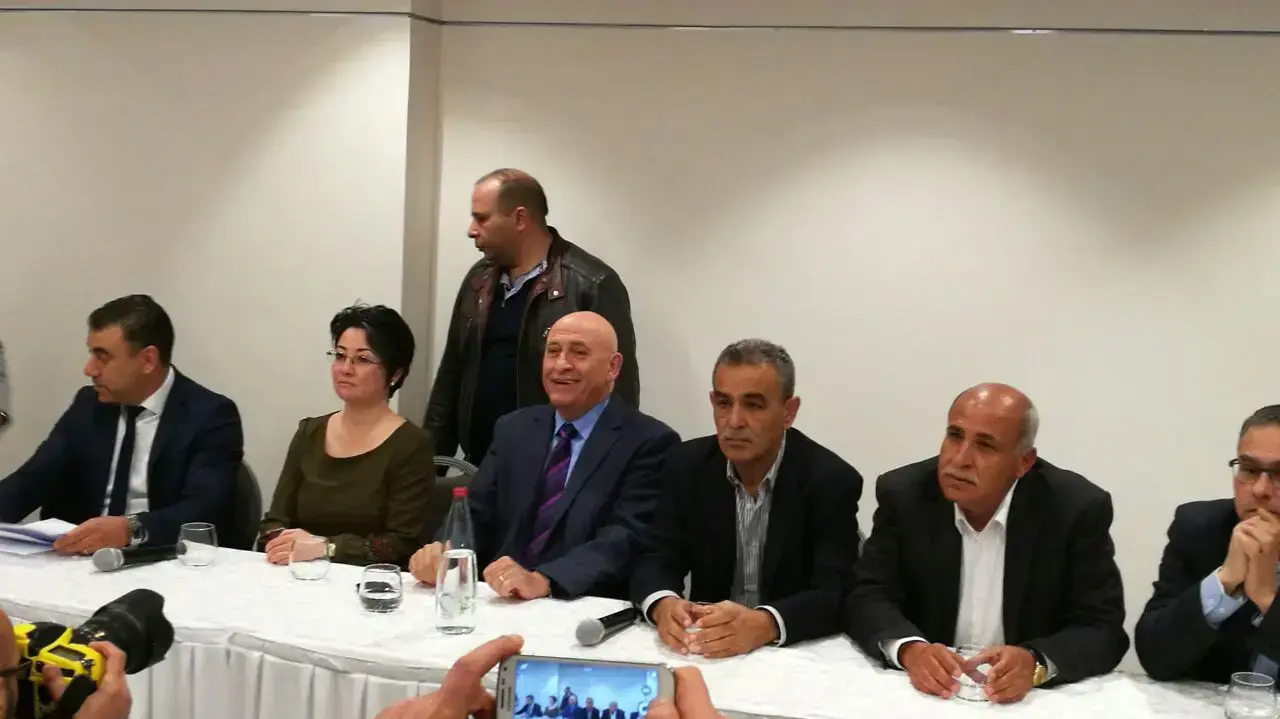 מסיבת עיתונאים של ח"כ באסל גטאס, נצרת, 17 במרץ 2017 מסיבת עיתונאים של ח"כ באסל גטאס, נצרת, 17 במרץ 2017