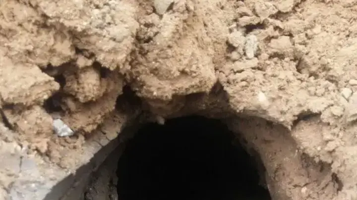 מקום נפילת הרקטה במועצה האזורית חוף אשקלון, 18 במרץ 2017 מקום נפילת הרקטה במועצה האזורית חוף אשקלון, 18 במרץ 2017