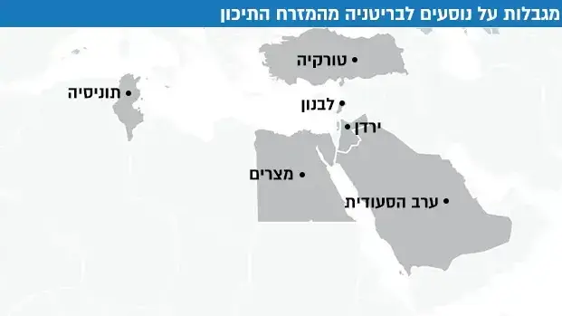 מגבלות על נוסעים לבריטניה מהמזרח התיכון מגבלות על נוסעים לבריטניה מהמזרח התיכון