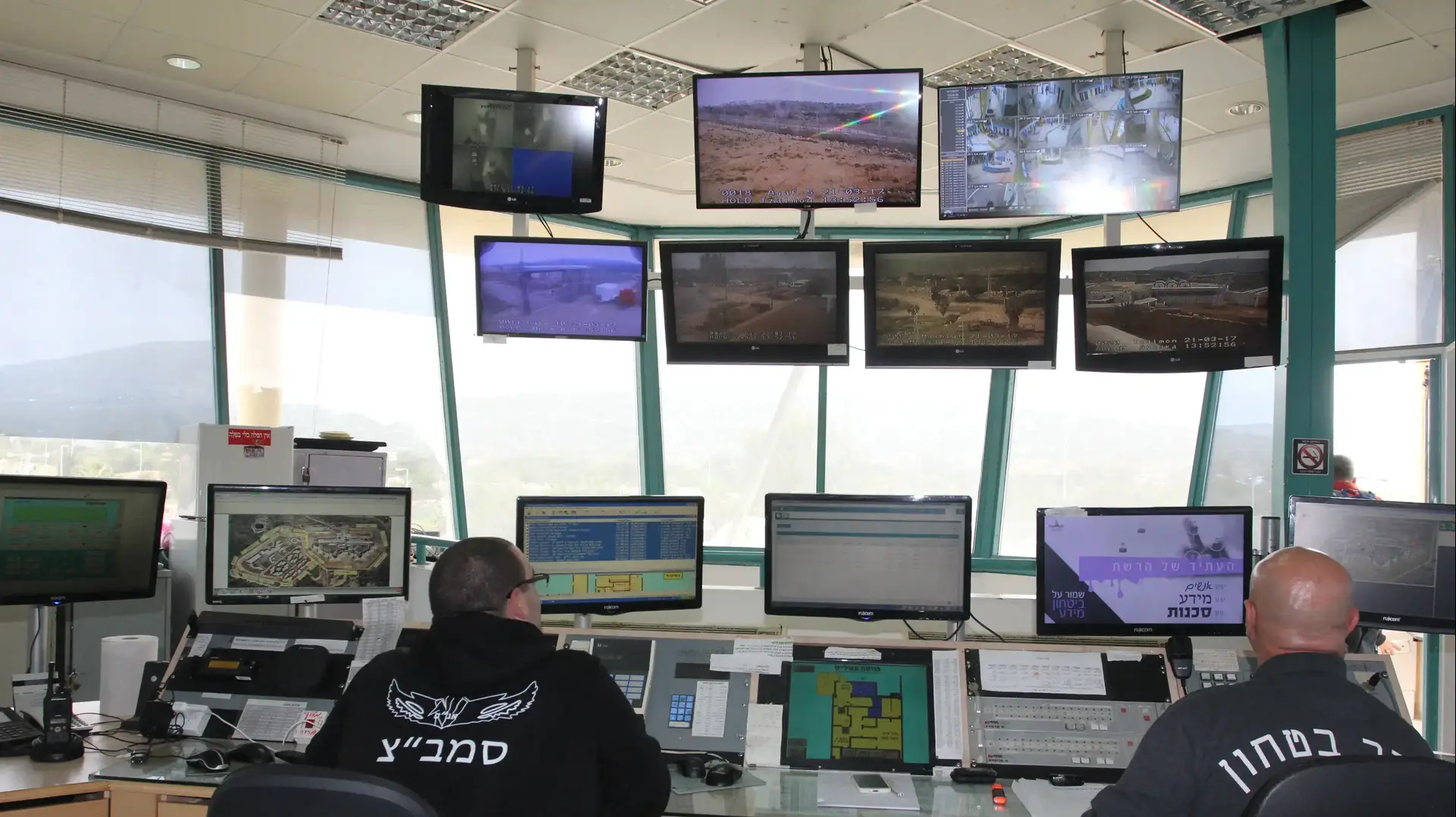 חדר הבקרה, כלא צלמון. מרץ 2017 חדר הבקרה, כלא צלמון. מרץ 2017