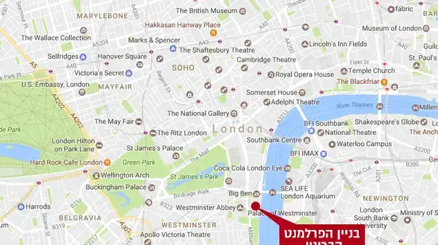 מפת איורוע לונדון מפת איורוע לונדון