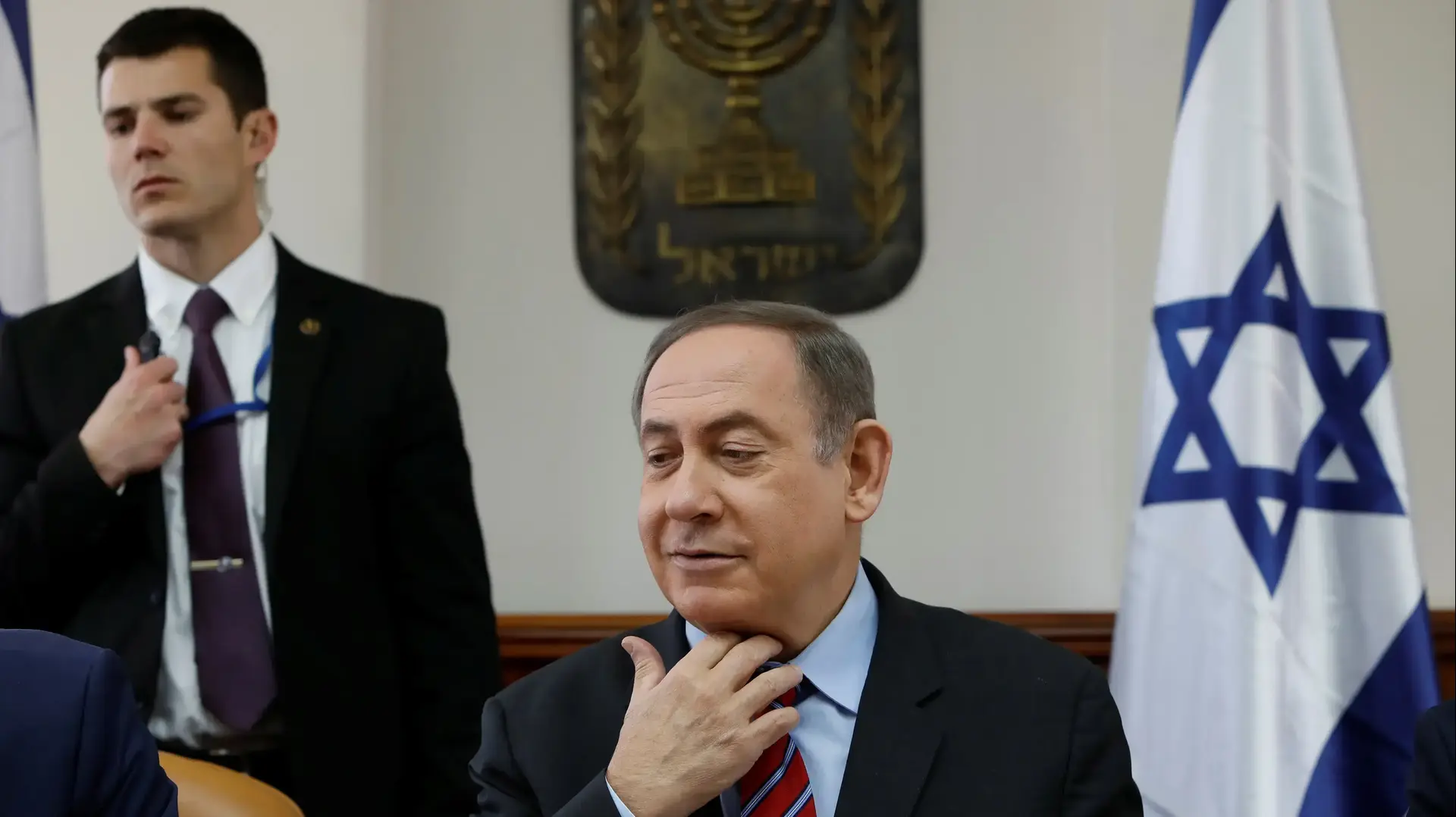 ראש הממשלה בנימין נתניהו בישיבת הממשלה, 26 בדצמבר 2017 ראש הממשלה בנימין נתניהו בישיבת הממשלה, 26 בדצמבר 2017