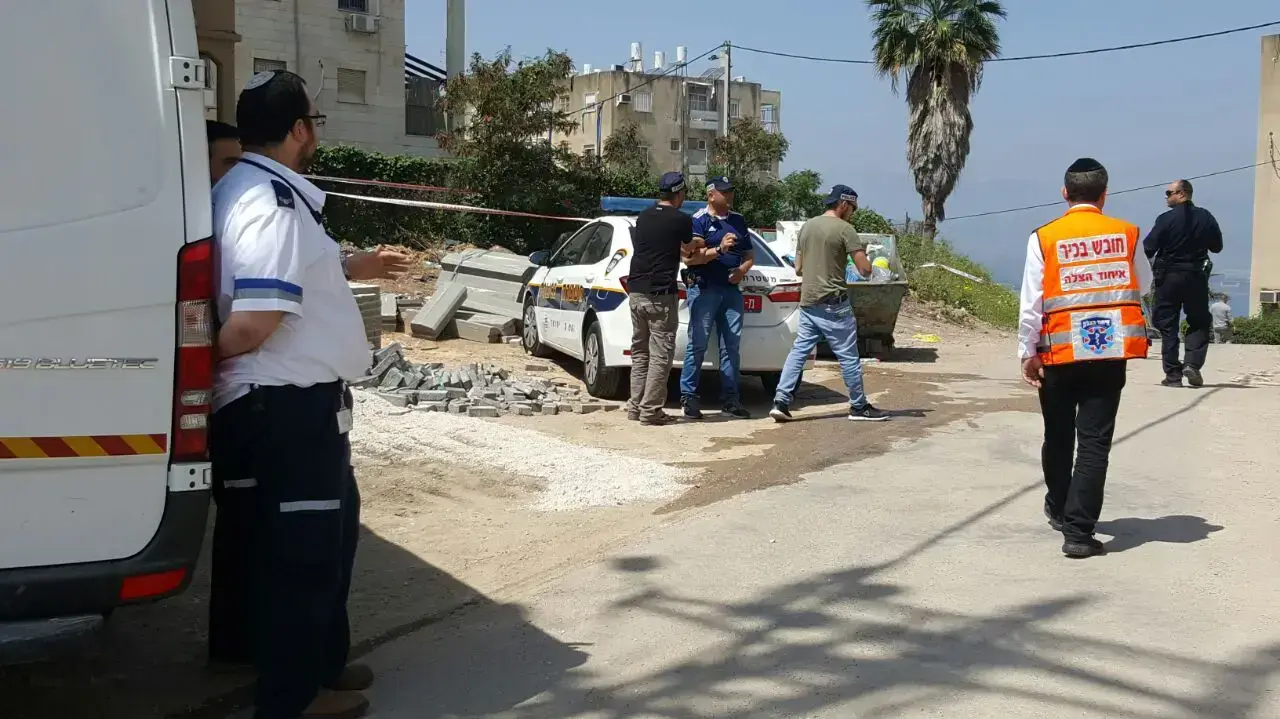 זירת רצח ברחוב נחמני, טבריה. 29 במרץ 2017 זירת רצח ברחוב נחמני, טבריה. 29 במרץ 2017