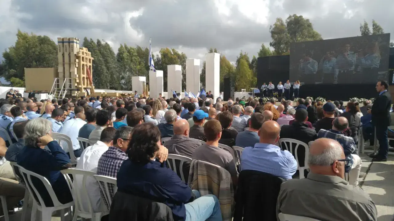 טקס מבצוע מערכת שרביט קסמים בבסיס חצור 2 באפריל 2017