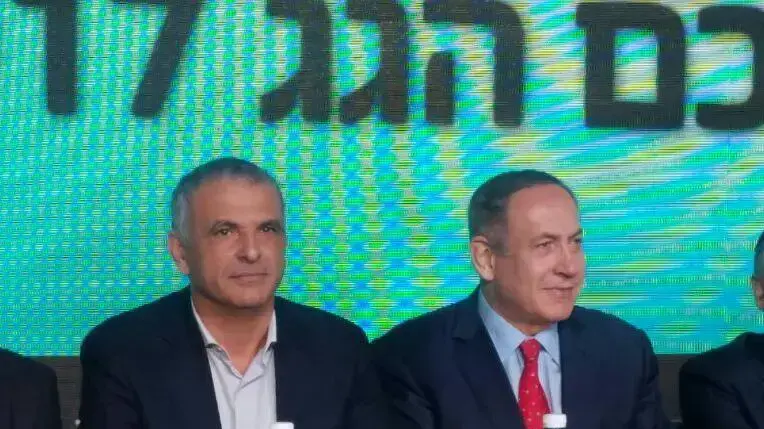 ראש הממשלה בנימין נתניהו ושר האוצר משה כחלון באירוע חתימת הסכם גג בבית שמש. 3 באפריל 2017