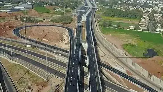 מחלף רעננה החדש דרך כביש 531 
