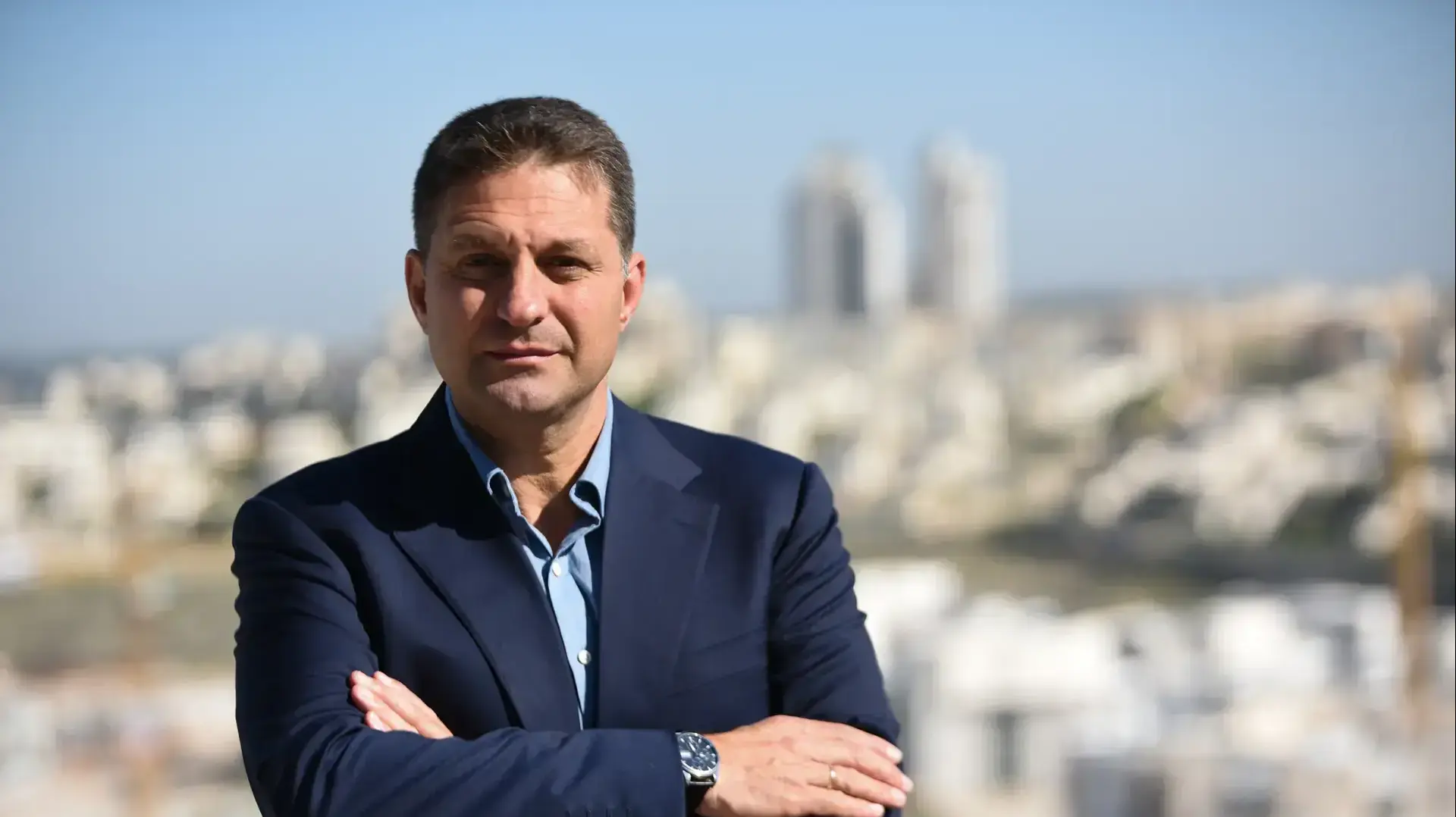 חיים ביבס, יושב ראש השלטון המקומי, מודיעין. אפריל 2017
