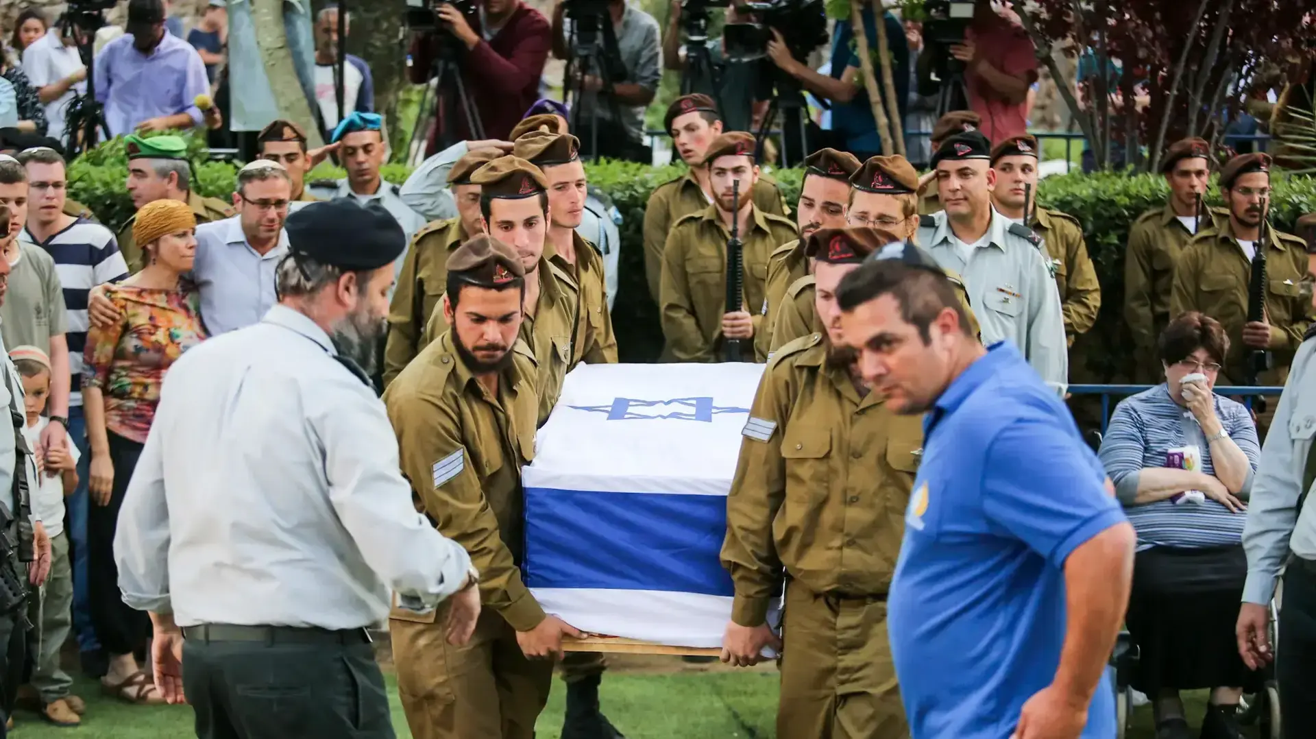 הלוויתו של אלחי טהרלב בהר הרצל, 6 באפריל 2017