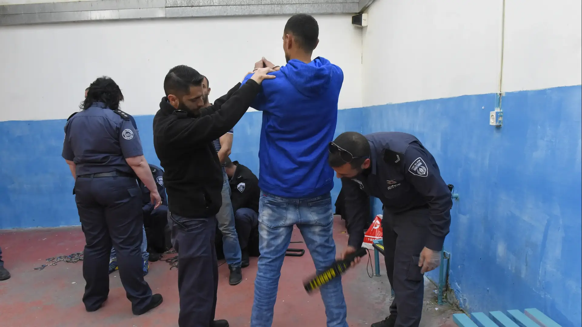 סוהרים מיחידת נחשון של שירות בתי הסוהר בכלא צלמון, אפריל 2017 סוהרים מיחידת נחשון של שירות בתי הסוהר בכלא צלמון, אפריל 2017