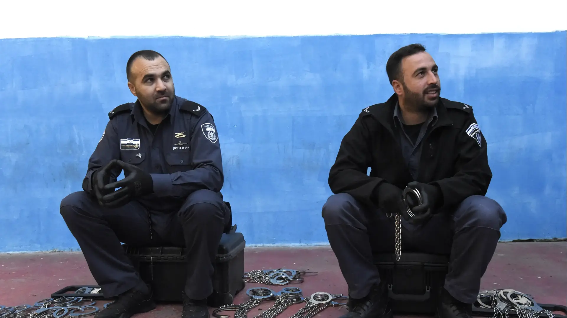 סוהרים מיחידת נחשון של שירות בתי הסוהר בכלא צלמון, אפריל 2017 סוהרים מיחידת נחשון של שירות בתי הסוהר בכלא צלמון, אפריל 2017
