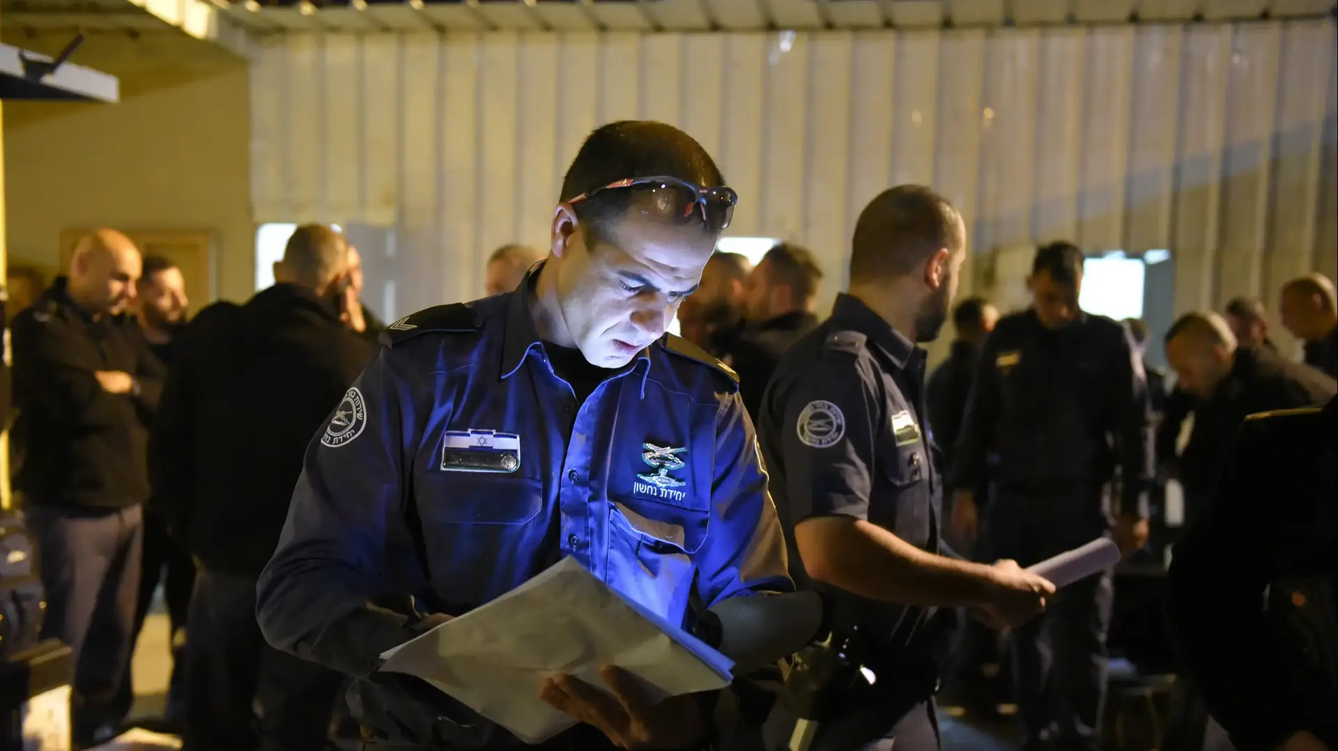 סוהרים מיחידת נחשון של שירות בתי הסוהר בכלא צלמון, אפריל 2017 סוהרים מיחידת נחשון של שירות בתי הסוהר בכלא צלמון, אפריל 2017