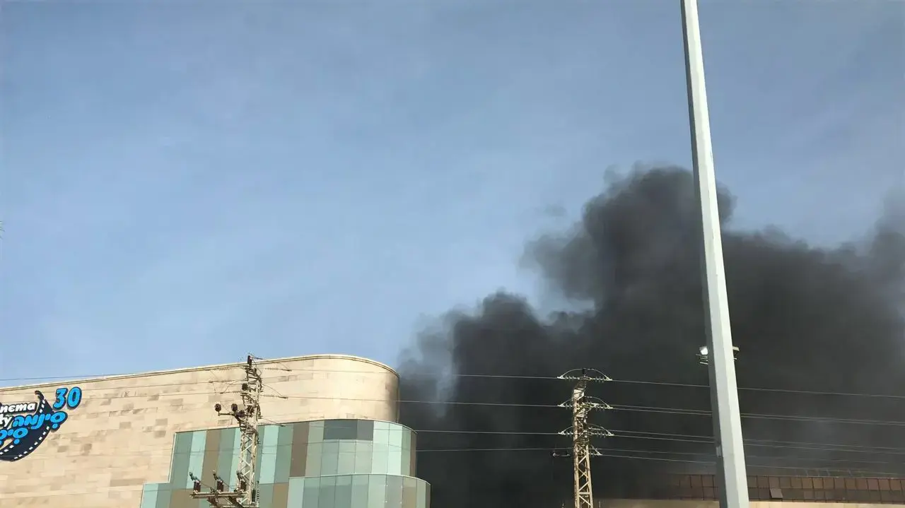 שריפה בסינמה סיטי גלילות שריפה בסינמה סיטי גלילות