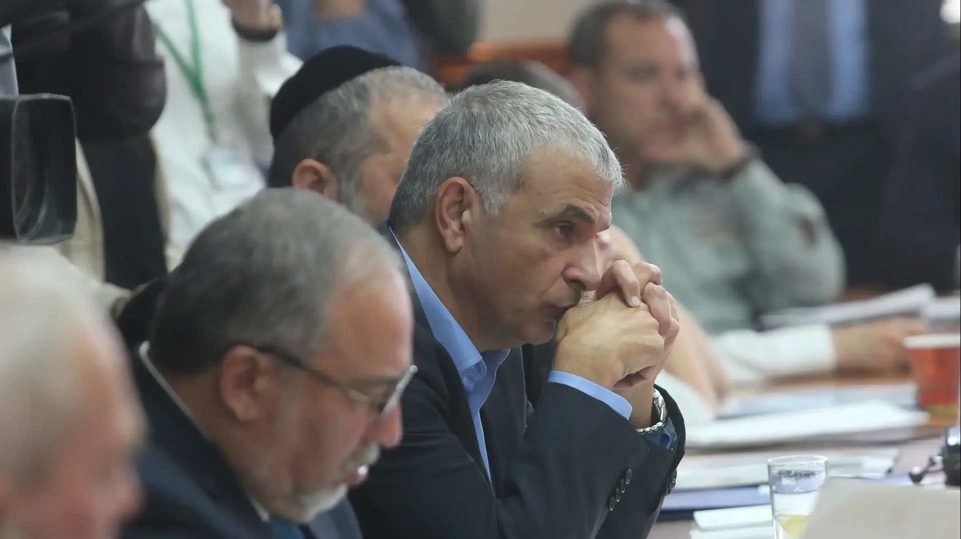 שר האוצר משה כחלון בישיבת הממשלה הבוקר 23 באפריל 2017