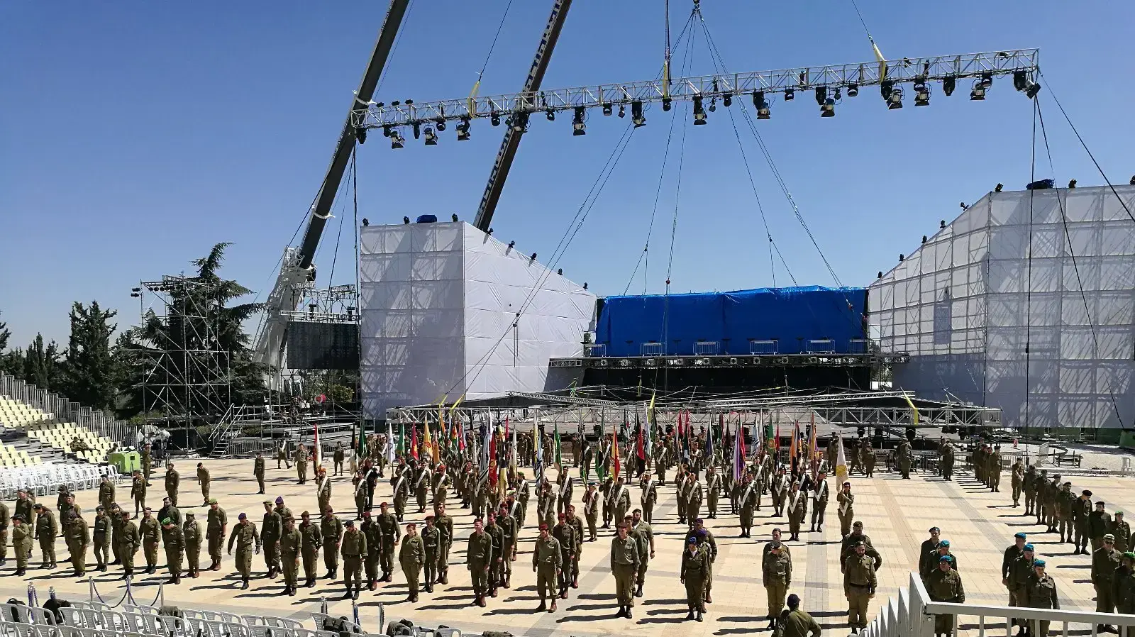 חזרות גנרליות לטקס הדלקת המשואות בהר הרצל, 25 באפריל 2017 חזרות גנרליות לטקס הדלקת המשואות בהר הרצל, 25 באפריל 2017