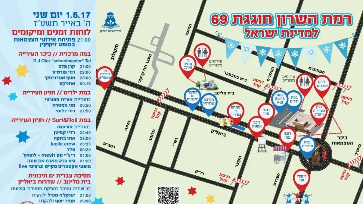 עלון חגיגות יום העצמאות 2017 ברמת השרון. 28 באפריל 2017 עלון חגיגות יום העצמאות 2017 ברמת השרון. 28 באפריל 2017