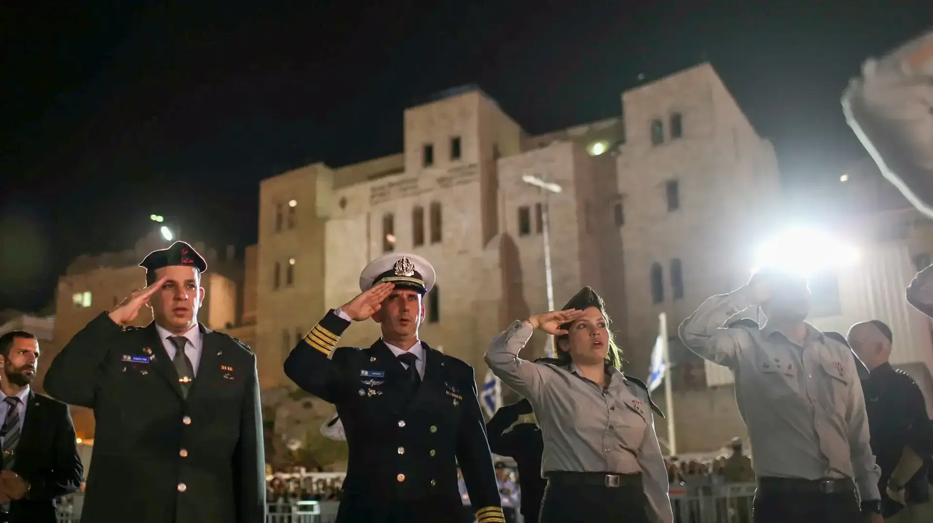 טקס יום הזכרון ברחבת הכותל, 30 באפריל 2017 טקס יום הזכרון ברחבת הכותל, 30 באפריל 2017