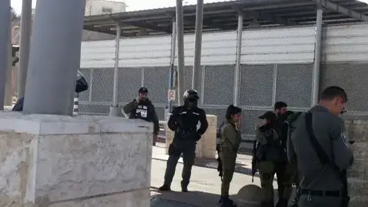 זירת נסיון הדקירה היום, חיזמא 2 במאי 2017 זירת נסיון הדקירה היום, חיזמא 2 במאי 2017