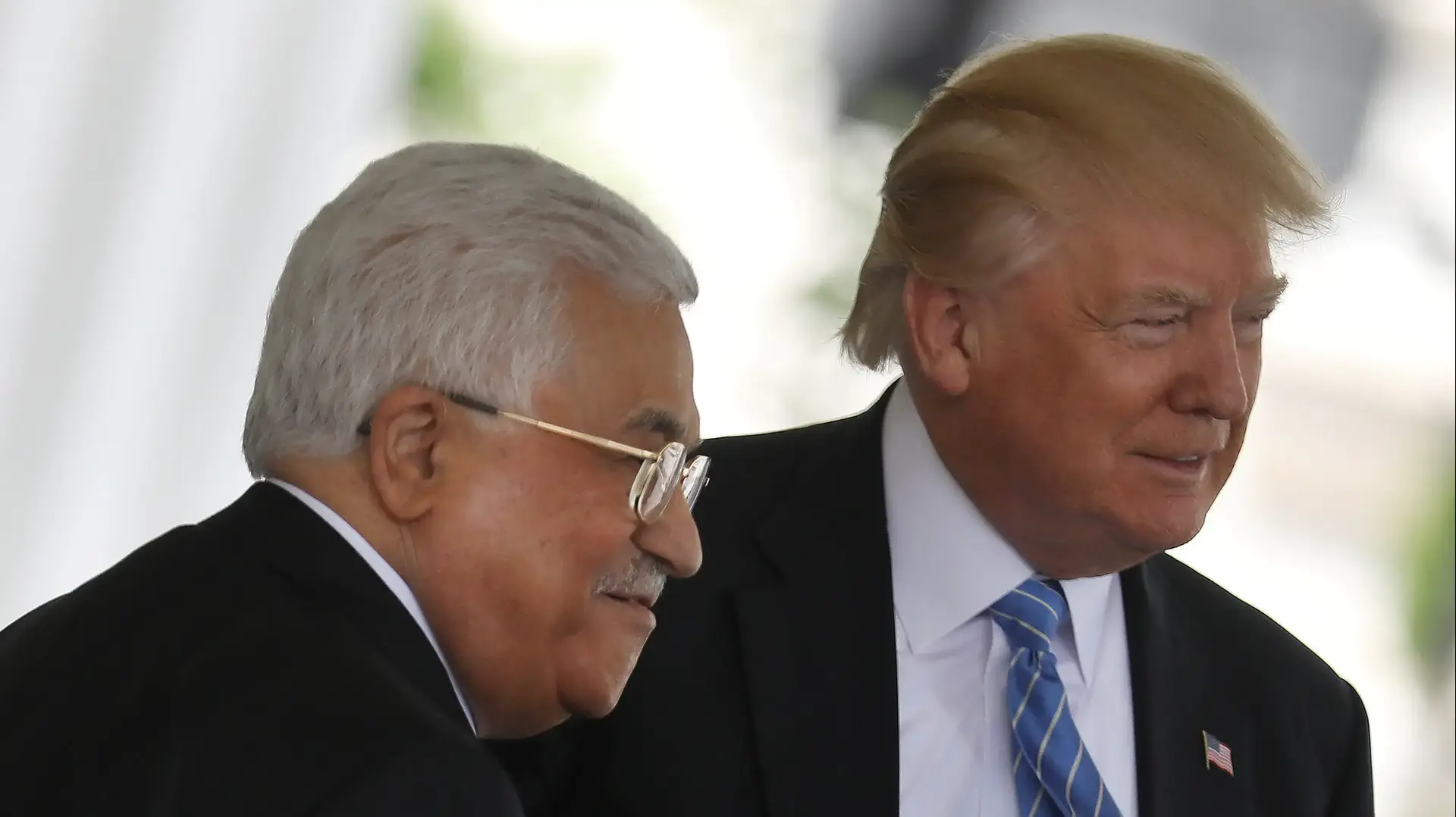 פגישת נשיא ארה"ב דונלד טראמפ ונשיא הרש"פ אבו מאבן, הבית הלבן, וושינגטון, ארה"ב פגישת נשיא ארה"ב דונלד טראמפ ונשיא הרש"פ אבו מאבן, הבית הלבן, וושינגטון, ארה"ב