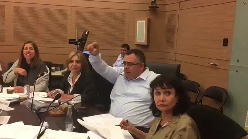 ח"כ ביטן בנושא הדיון בתאגיד, כנסת, ירושלים 9 במאי 2017