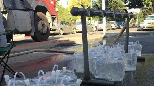 זיהום מי השתיה באבן יהודה