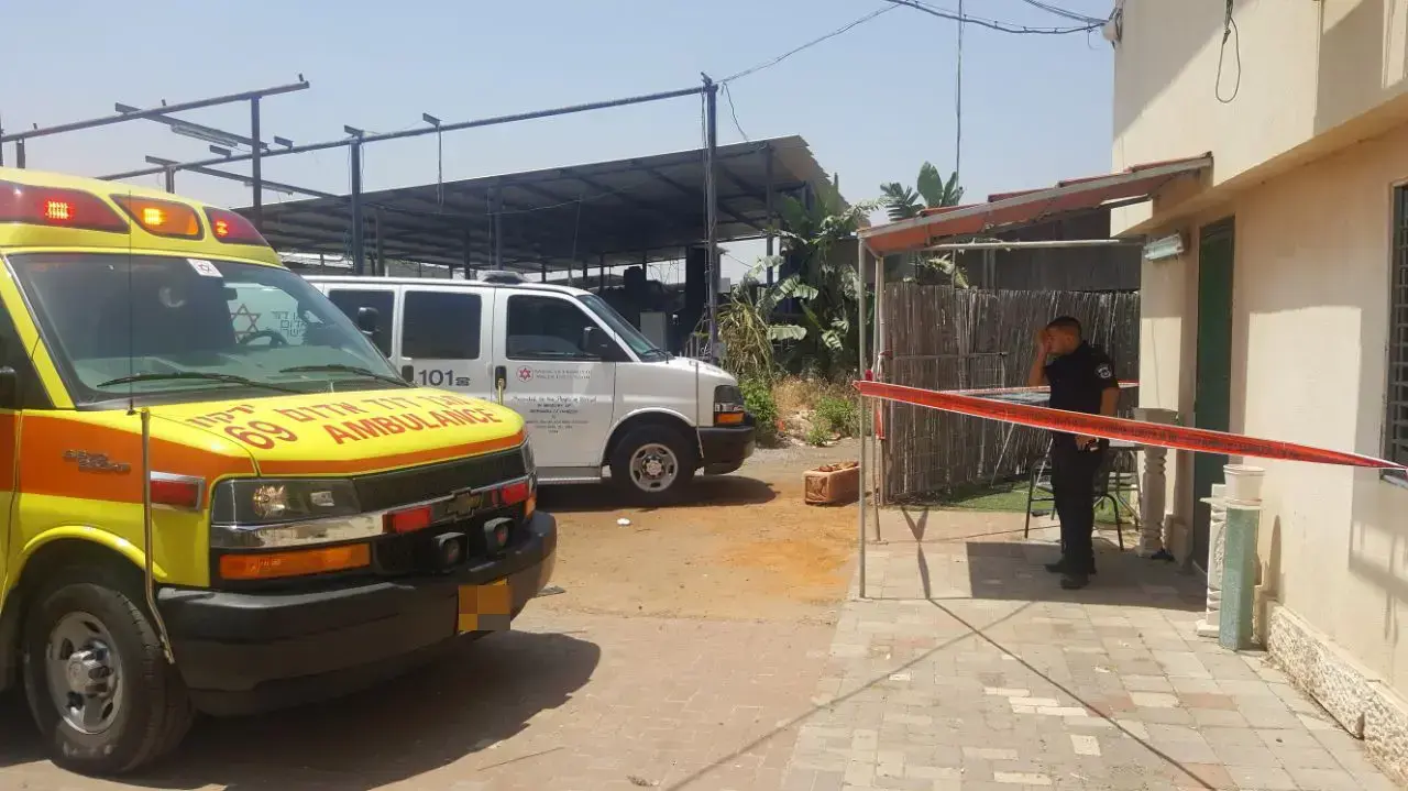 זירת הדקירה באלישמע זירת הדקירה באלישמע