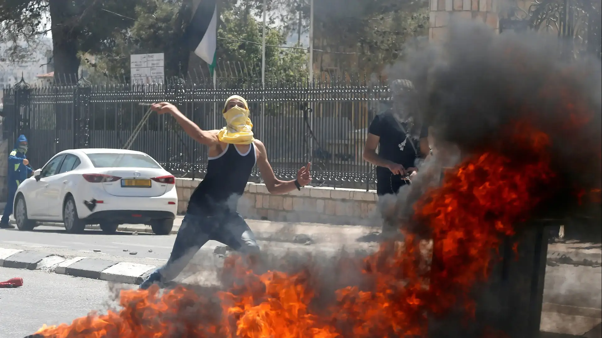 הפגנת תמיכה בשביתת הרעב של האסירים הפלסטינים, בית לחם, 19 במאי 2017 הפגנת תמיכה בשביתת הרעב של האסירים הפלסטינים, בית לחם, 19 במאי 2017