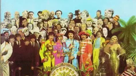 עטיפת האלבום sargent pepper's lonely hearts club band עטיפת האלבום sargent pepper's lonely hearts club band