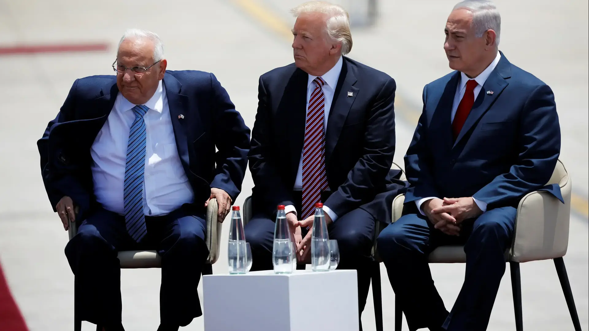 נחיתת נשיא ארה"ב דונלד טראמפ בישראל, שדה התעופה בן גוריון, תל אביב 22 במאי 2017 נחיתת נשיא ארה"ב דונלד טראמפ בישראל, שדה התעופה בן גוריון, תל אביב 22 במאי 2017