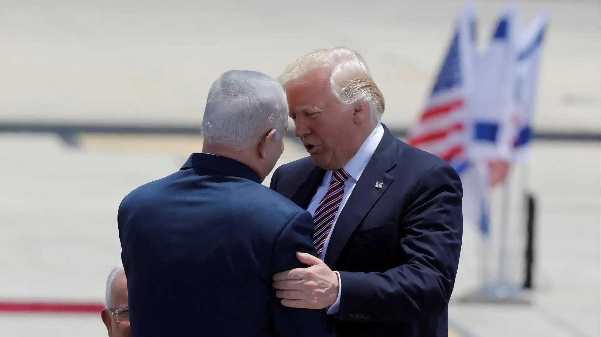 נחיתת נשיא ארה"ב דונלד טראמפ בישראל, שדה התעופה בן גוריון, תל אביב 22 במאי 2017 