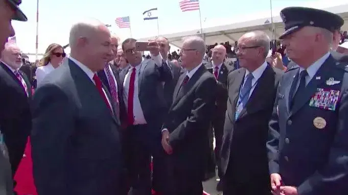 נחיתת נשיא ארה"ב דונלד טראמפ בישראל, שדה התעופה בן גוריון, תל אביב 22 במאי 2017 נחיתת נשיא ארה"ב דונלד טראמפ בישראל, שדה התעופה בן גוריון, תל אביב 22 במאי 2017
