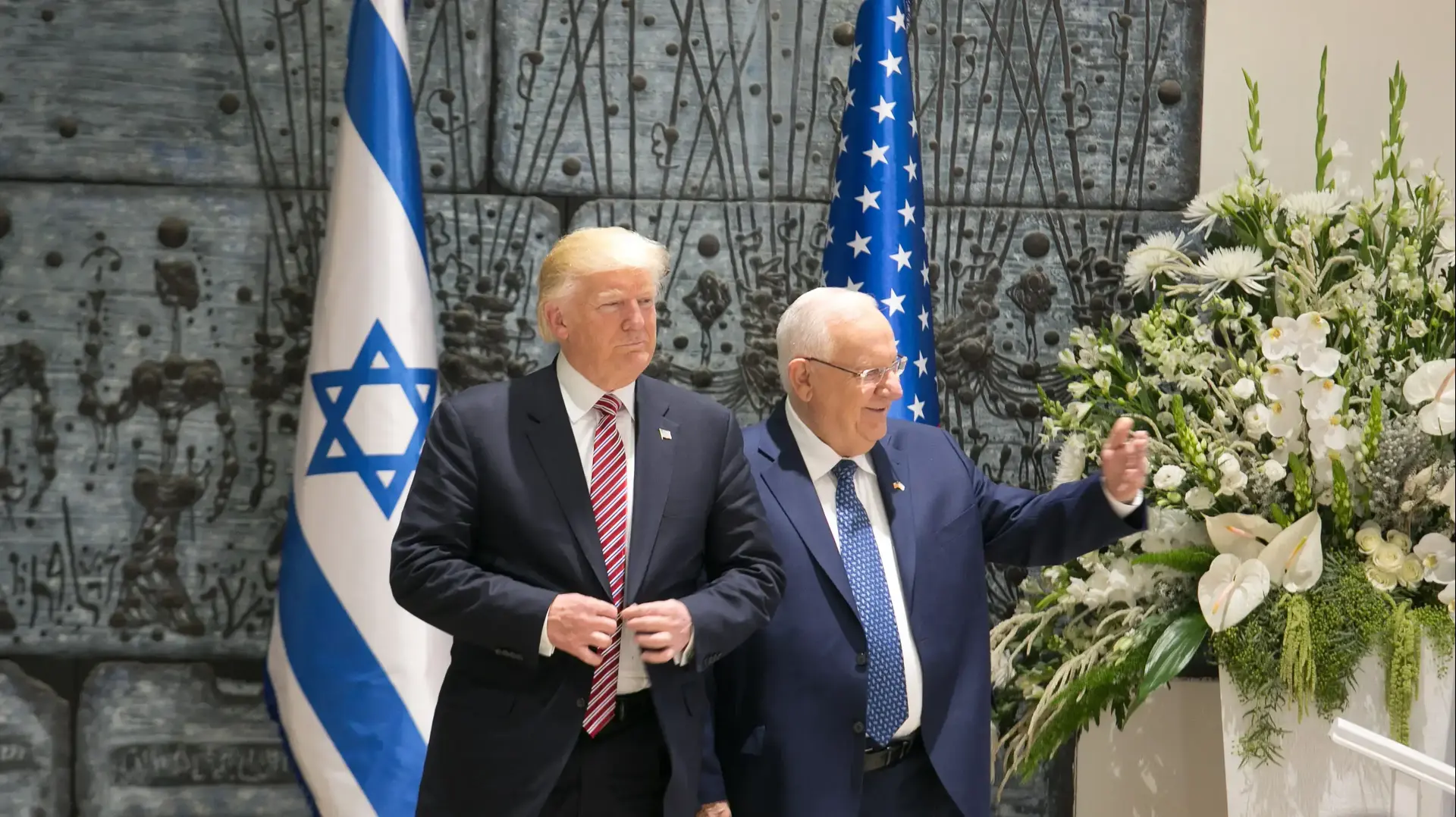 פגישת נשיא המדינה ראובן ריבלין לנשיא ארה"ב דונלד טראמפ בית הנשיא, ירושלים 22 במאי 2017 פגישת נשיא המדינה ראובן ריבלין לנשיא ארה"ב דונלד טראמפ בית הנשיא, ירושלים 22 במאי 2017