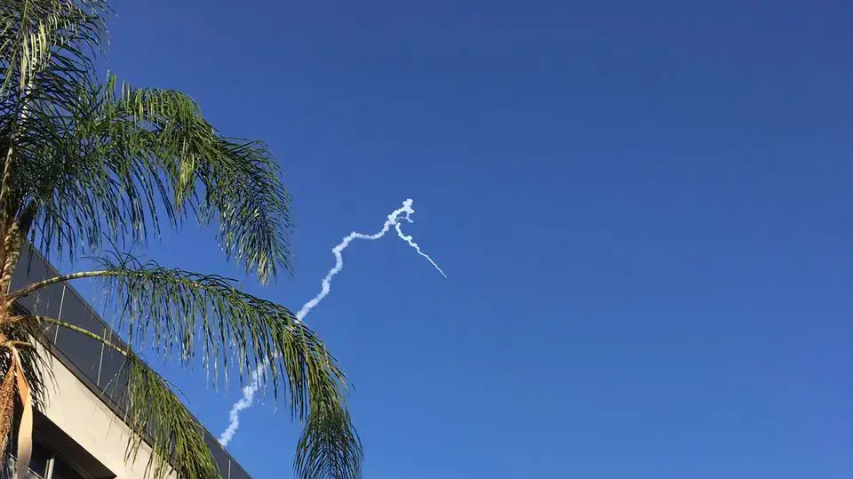 שיגור ניסוי מערכת הנעה רקטית מבסיס במרכז, 29 במאי 2017 שיגור ניסוי מערכת הנעה רקטית מבסיס במרכז, 29 במאי 2017