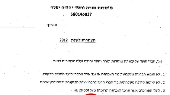 מסמכי תרומה של מיכאלשוילי ליפה דרעי מסמכי תרומה של מיכאלשוילי ליפה דרעי