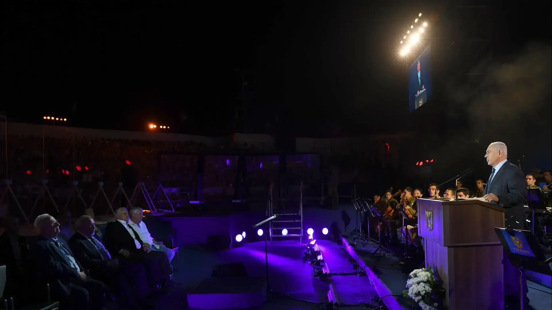 ראש הממשלה בנימין נתניהו בעצרת לציון יובל למלחמת ששת הימים בלטרו ראש הממשלה בנימין נתניהו בעצרת לציון יובל למלחמת ששת הימים בלטרו