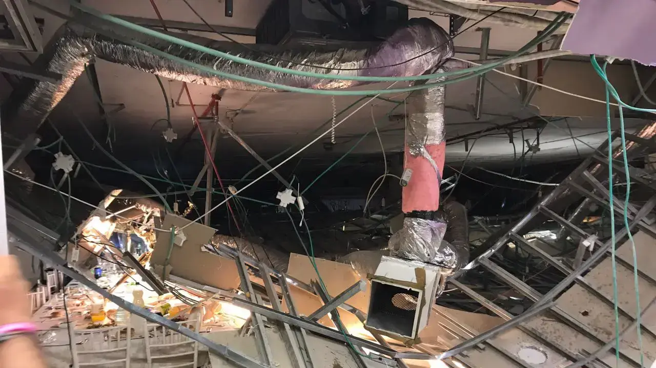 אולם החתונות שירת ירושלים בו נפלה התקרה, ירושלים, 8 ביוני 2017 אולם החתונות שירת ירושלים בו נפלה התקרה, ירושלים, 8 ביוני 2017