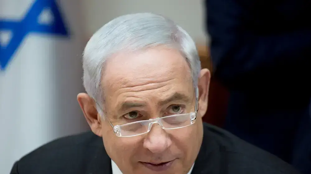 ראש הממשלה בנימין נתניהו בפתח ישיבת הממשלה 11 ליוני 2017 