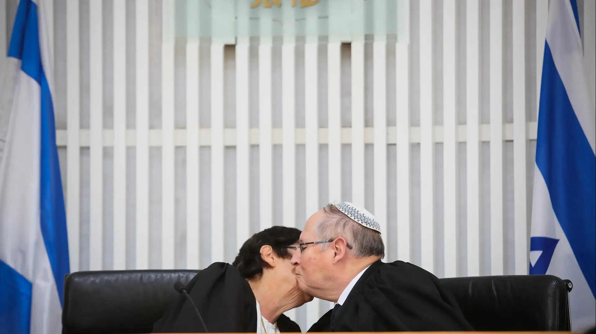 מרים נאור ואליקים רובינשטיין בטקס פרישתו  13 ביוני 2017