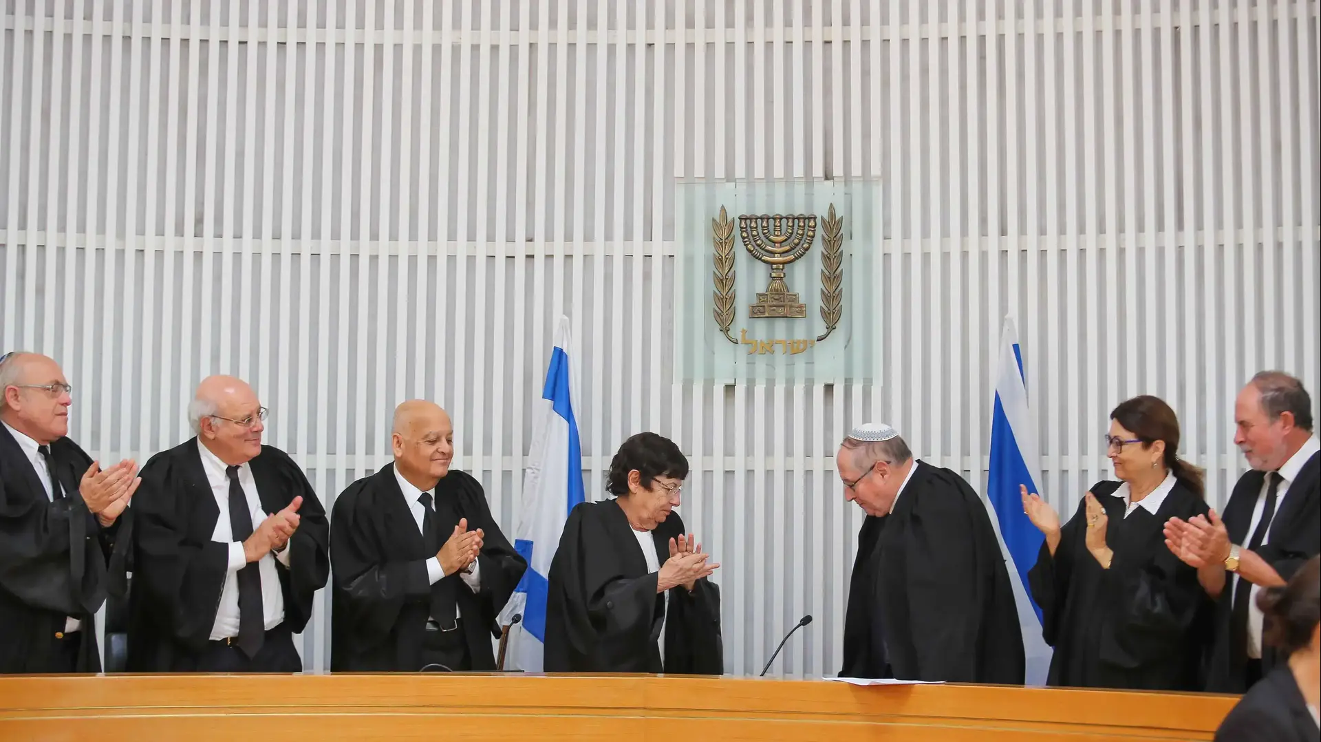 מרים נאור ואליקים רובינשטיין בטקס פרישתו 13 ביוני 2017 מרים נאור ואליקים רובינשטיין בטקס פרישתו 13 ביוני 2017
