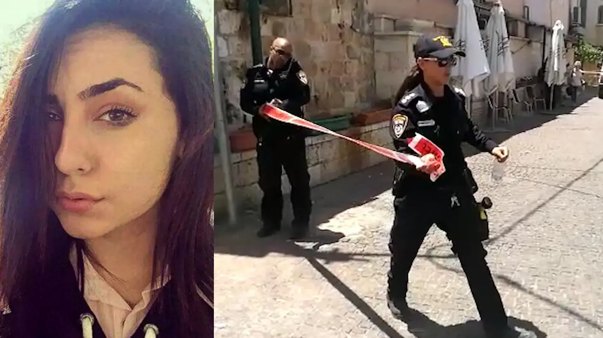 זירת הרצח ברמלה והנרצחת. זירת הרצח ברמלה והנרצחת.