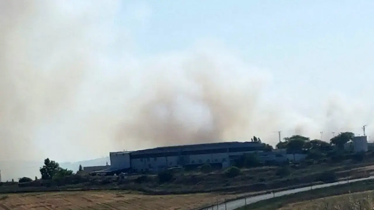 השריפה במשמר איילון: תושבים מפונים מבתיהם 14 ביוני 2017