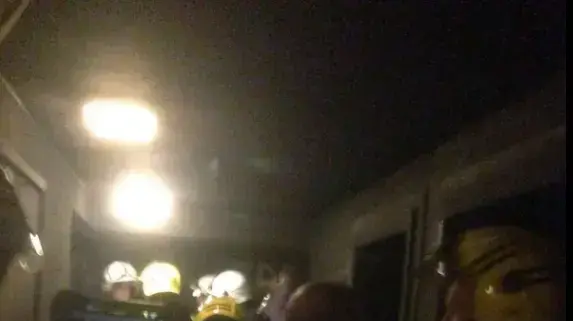 תיעוד מתוך הבניין שנשרף בלונדון, 15 יוני 2017